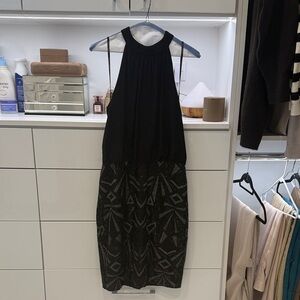 Vince Camuto Black Backless Dress